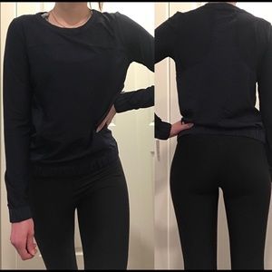 New Champion Mesh Navy Lightweight Long Sleeve